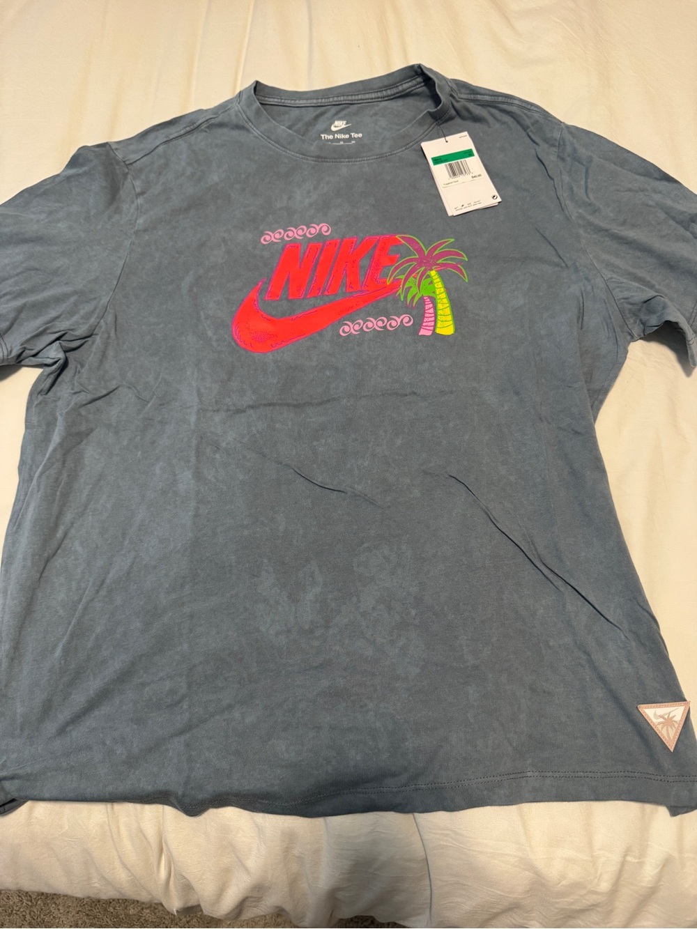 Nike Slate Blue Graphic Tee. New with tags.